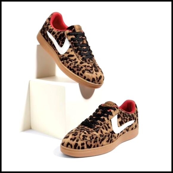 Women\'s Retro Sneakers Non-Slip Comfort Walking Casual Skate Shoes